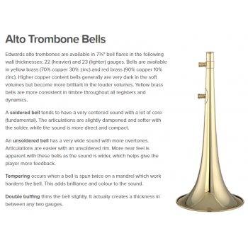 Edwards -Trombone Alto - Bells